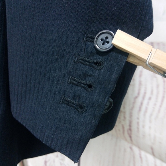 Ccillinni Custom Made 44R Black Blazer Sports Coat - Picture 3 of 8